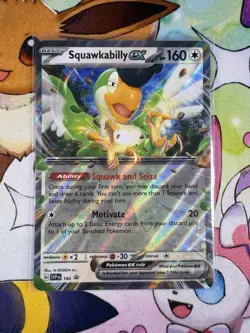 Squawkabilly ex - SVP160 Promo Scarlet and Violet Promos Pokemon Card NM - Image 1
