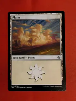 MTG - Plains 041/078 Special Land - Jumpstart JMP Magic - Unplayed Mint+ - Image 1