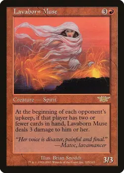 1x Lavaborn Muse - Legions - SP - Italian - OOP MTG - Image 5