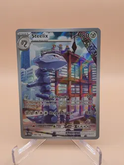 2023 Pokemon Scarlet and Violet Paradox Rift: Steelix #208/182 Illustration Rare - Image 1