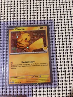 LOT OF 3 - Pikachu 051 /162 Stamped Promo 2026 Pokemon Day 30th TCG With Coins - Image 3