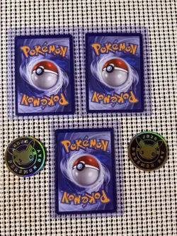 LOT OF 3 - Pikachu 051 /162 Stamped Promo 2026 Pokemon Day 30th TCG With Coins - Image 5