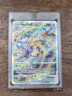 Pokemon Mewtwo VSTAR GG44/GG70 Crown Zenith Galarian Gallery Ultra Rare Holo - Image 1