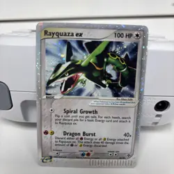 Rayquaza ex 97/97 Dragon Holo Ultra Rare Foil Pokemon TCG Nintendo LP - Image 5