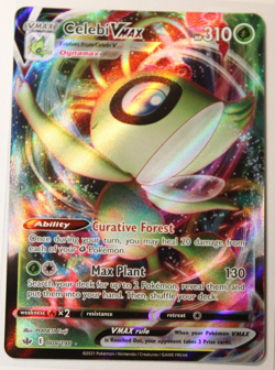 Pokemon 2021 "Celebi" #008/198 Chilling Reign Full Art Rare Holo - Image 1