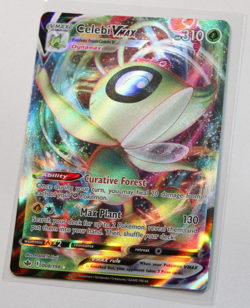 Pokemon 2021 "Celebi" #008/198 Chilling Reign Full Art Rare Holo - Image 2