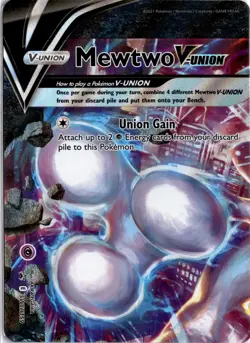 Mewtwo V-Union SWSH159 SWSH160 SWSH161 SWSH162 Sword & Shield Promo Pokemon TCG - Image 3