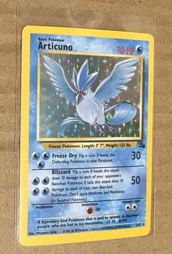 ARTICUNO - 2/62 Fossil 1999 - Holo - Rare Pokemon * EX / Near MINT - Image 2