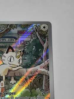 Pokemon TCG Meowth 106/094 Me02: Phantasmal Flames Holo - Image 4