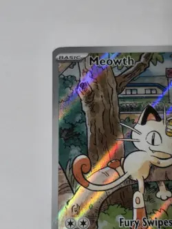 Pokemon TCG Meowth 106/094 Me02: Phantasmal Flames Holo - Image 5