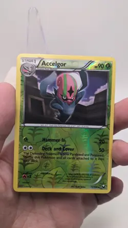 Pokemon TCG #11/108 Accelgor Reverse Holo Dark Explorers LP - Image 3