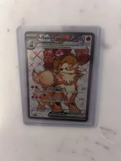 Pokemon Arcanine ex 224/198 Base Set Scarlet & Violet Ultra Rare Full Art - Image 1