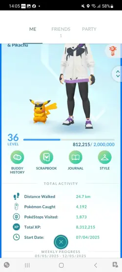 Pokemon Go (Stage 36) Shiny Captain Pikachu ( 13 shinys ) - Image 1