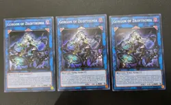 Yugioh! 1x Gorgon of Zilofthonia DUAD-EN050 - Secret Rare 1st Edition Near Mint - Image 1