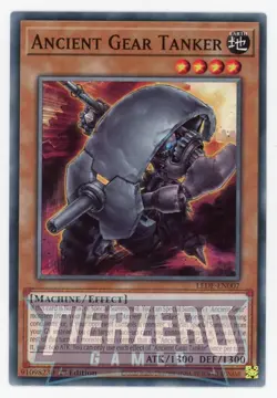 Yugioh LEDE-EN007 Ancient Gear Tanker Common 1st Edition NM/LP - Image 1