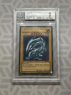 Yu-Gi-Oh 2002 Blue Eyes White Dragon SDK 001 Ultra Rare Unlimited - Image 1