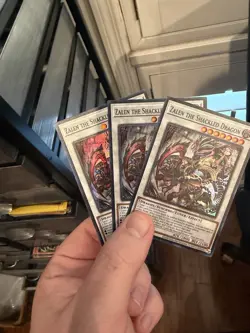 Zalen the Shackled Dragon (X3) BPRO-EN042 Super Rare Yugioh Burst Protocol - Image 1