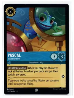 Disney Lorcana Ursula's Return Pascal 151/204 Common NON-FOIL - Image 1
