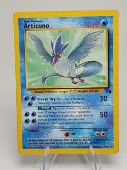 Articuno Rare Pokemon TCG Fossil Set Card 17/62 Non-Holo Near Mint Condition - Image 1