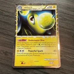 Pokemon TCG Lanturn Prime Ultra Rare Holo Card 86/95 Unleashed Stage 1 - Image 1