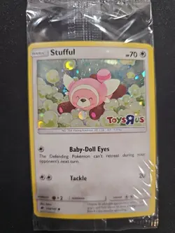 SEALED Stufful - 110/147 - Toys R Us Stamped Holo Promo Pokemon Card - Image 1