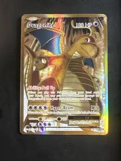 Pokemon TCG Dragonite-EX Evolutions Full Art Holo Card 106/108 NM-M - Image 1