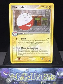 Pokemon Card Electrode 5/101 EX Hidden Legends Reverse Holo Rare Light Play - Image 1