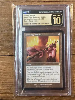 Pithing Needle (Retro Frame) - Ravnica Remastered (RVR) #463 CGC 10 Pristine MTG - Image 1