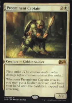 Preeminent Captain - Magic 2015 (M15): #25, Magic: The Gathering Nm R202 - Image 1
