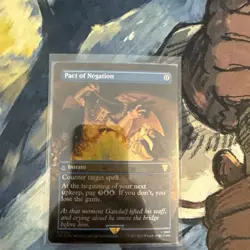 Pact of Negation FOIL #0523 Borderless Scene LOTR Tales of Middle-earth MT - Image 1