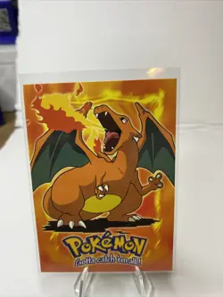 Pokemon TOPPS - CHARIZARD #06 - Stage 3 - E6 of 12 - NON HOLO - MNM - Image 1