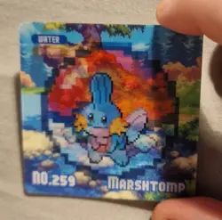 Pokemon Lenticular Card Eif Gameboy Mudkip Marshtomp Swampert - Image 2