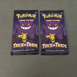 2x Pokemon Trick or Trade 3-Card Booster Mini Pack - Image 1