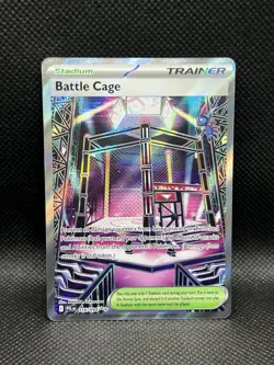 Battle Cage 116/094 ULTRA RARE HOLO Phantasmal Flames Me02 Pokemon English Foil - Image 1