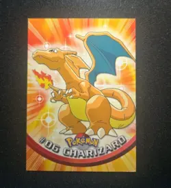 1999 Topps Pokemon - Charizard #06 Non Holo /Black Logo TV Animation Series MINT - Image 1