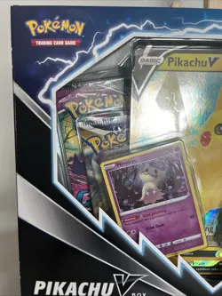 Pokemon Pikachu V Box Sword & Shield 4 Packs 2 Foil 1 Jumbo - Image 2