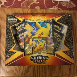 Pokemon TCG: Shining Fates Pikachu V Collection Box Set. 820650828690 - Image 1