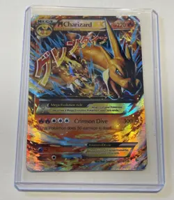 Pokemon TCG Mega-Charizard-EX Evolutions 13/106 Holo Rare EX HP 220 Crimson Dive - Image 2