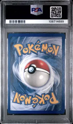 2000 Pokemon ITALIAN Unlimited Base Set Hitmonchan Holo 7/102 PSA 7 NM - Image 2