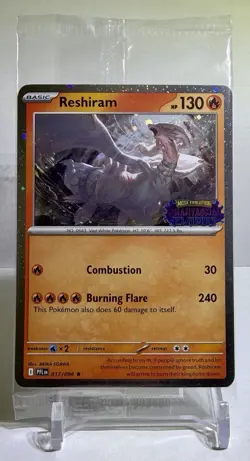 Pokemon Phantasmal Flames Reshiram 017/094 Promo Stamped Sealed TCG - Image 1