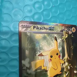 Pikachu EX 276/217 SIR Pokemon Ascended Heroes NM Condition in hand ships fast - Image 4