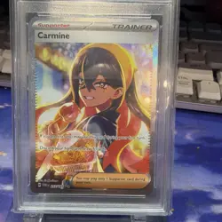 Pokemon Carmine Special Illustration Rare 2024 Twilight Masquerade PSA8 - Image 3