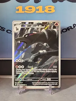 Pokemon Houndoom 066/064 Illustration Rare Sv: Shrouded Fable 120 HP - Image 1