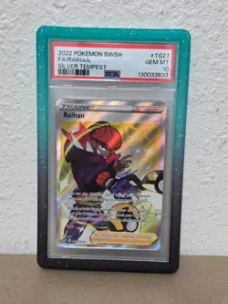 Raihan TG27/TG30 Silver Tempest Full Art PSA 10 GEM MINT Pokemon TCG - Image 1