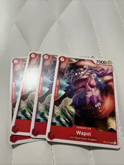 Wapol Playset - OP13-018 x4 - Carrying On His Will - One Piece TCG - English - Image 1