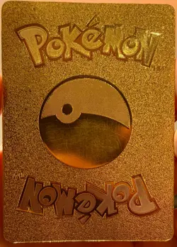 Charizard DX 52/100 Gold Metal Pokemon Card Max Wildfire HP500 - Image 2