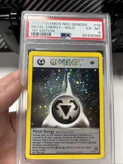 PSA 6 1st Edition Metal Energy 19/111 Neo Genesis Set Holo Pokemon Card 💎 - Image 3