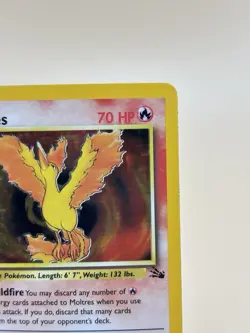 Pokemon TCG Moltres Fossil Holo Card 12/62 1999 Lightly Played - Image 4