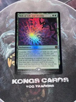 MTG Web Of Life And Destiny SPM 0122 Mythic FOIL - Image 1