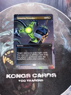 MTG Grasping Tenacles 0021 NON FOIL Borderless Rare - Image 1